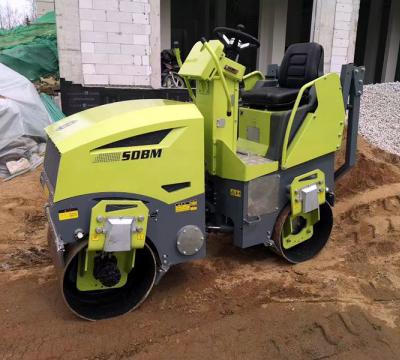奔馬小型壓路機(jī)土方壓實(shí)、溝槽回填施工案例